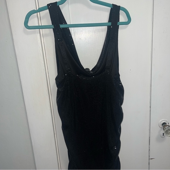 Urban Outfitters Dua Cowl Neck Sequin Mini Dress - Picture 3 of 4